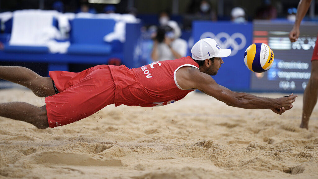 APTOPIX Tokyo Olympics Beach Volleyball